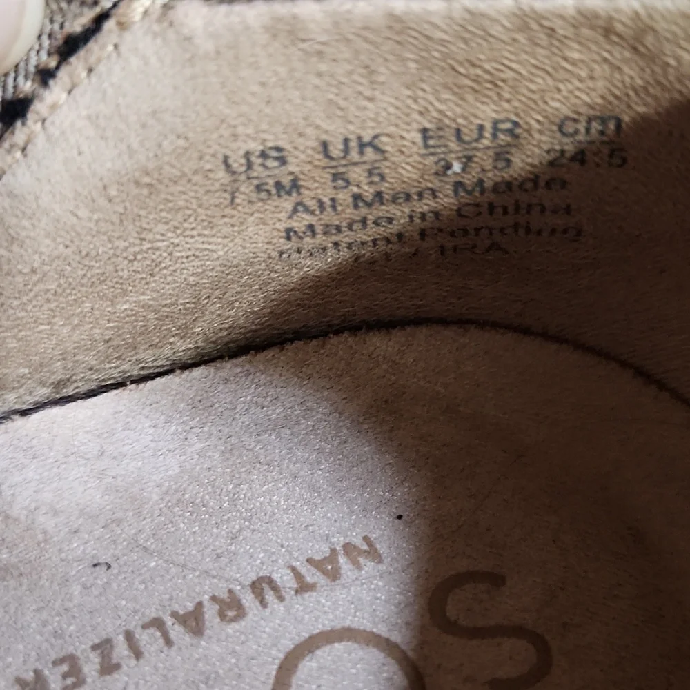 Naturalizer Soul Ankle Tan/Gray Boots - 7.5